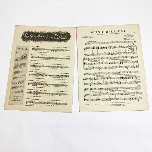 Sheet Masic Set of 3 Wonderful One The Blue Room Romance The Desert Song - Picture 3 of 16